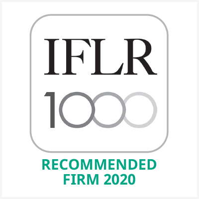 IFLR 1000 Recommended Firm 2020