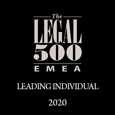 The Legal 500 EMEA - Leading individual 2020